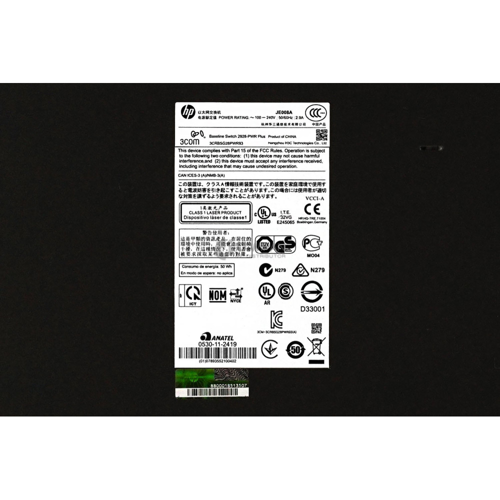 JE008A HP PROCURVE 1910-24G-POE 24-PORT POE RJ-45 4-PORT SFP NETWORK SWITCH